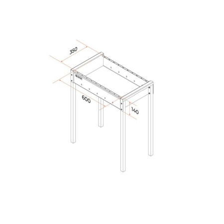 Charger "Mah 201" 67.6 x 39.7 x 76.7 cm, 2 mm-3