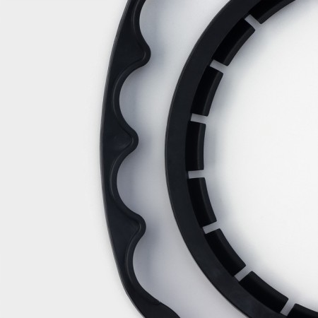 Handle for glass pads, d = 100 mm, black color-3