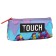 Penal soft, 1 compartment, 80 x 210 x 35 mm, voluminous, Devente, Candy, artistic skin, with a lining