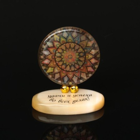 Product on stand No. 5 "Mandala", Selenite