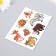 Tattoo on the body color "Funny animals" 11.5x8 cm mix
