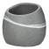 Little Rock glass, gray color