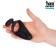 Ring Erective Sex Expert, double, crotch massage, 30 x 45 mm, Soft silicone, black