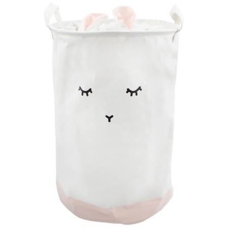 Bag-mech for toys "Rabbit", on a weight, 35x35x52 cm, pink-1