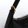 Bag Women's Baget with a zipper, black color