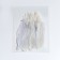 Feathers for decor, silver full color, 13-15 cm 10 pcs
