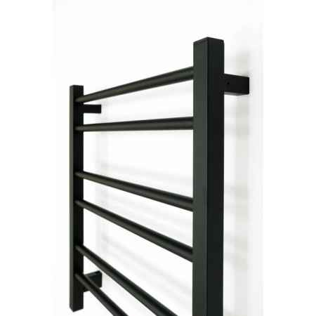 Electric towel Grois Nex GR-111, 500x600 mm, 6 crossbars, lower, black-3