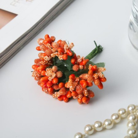 Decor for creativity "Summer flowers" mix, 9.5 cm (1 set = 1 bouquet) in the bouquet 12 flowers