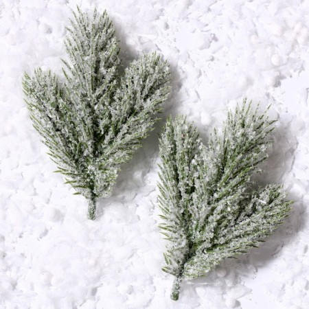 Decor "Victor ate with snow", set of 2 pcs., Size 1 pc. - 12 cm