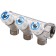 Aqualink threaded manifold, 3/4 "x3/4" x1/2 ", internal/outer, 2 outputs, with valves