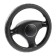 Braid on the steering wheel Lavita, size L, gray, PVC