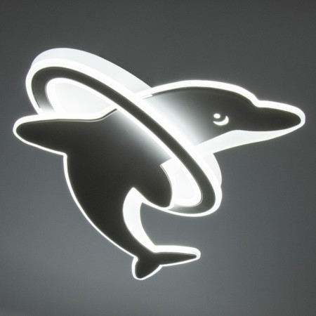 LUSTRAL STDD "Dolphin LED 140W 3000-6000K Dimmer White 60x60x9 cm Bayerlux-4