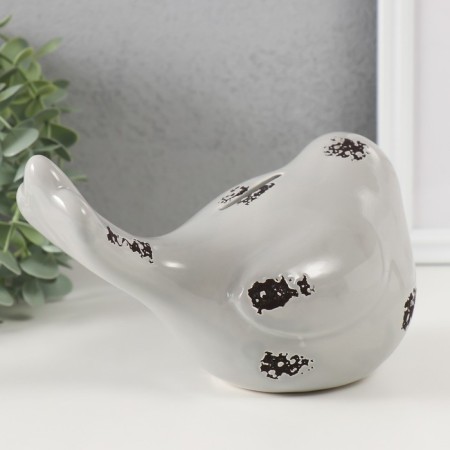 Pigger Ceramics "Gray Sparrows" 18.8 11.9x13 cm-2
