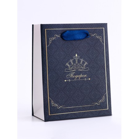 Package Gift Vertical "Golden Crown", S 12 × 15 × 5.5 cm-1