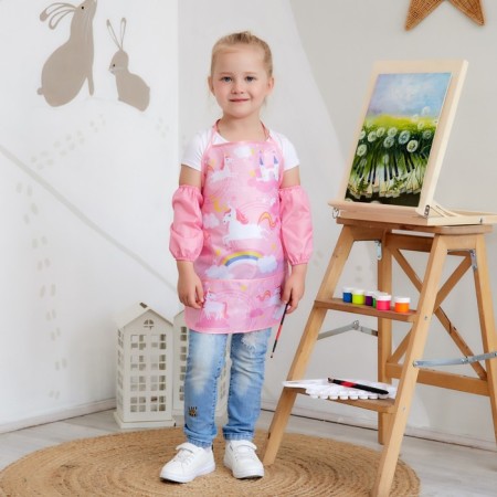 Apron with overshielders Children's Ethel "Unicorn", 49 x 39 cm