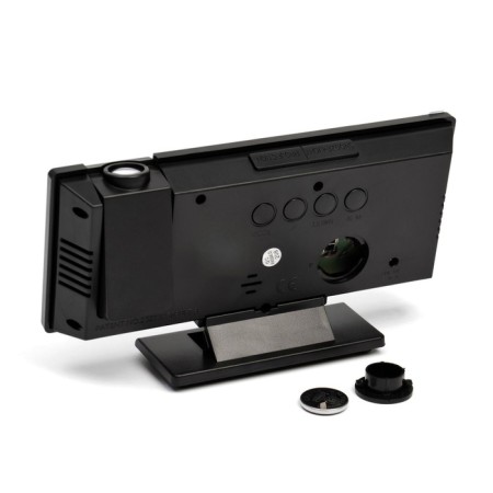 Clock - Electronic desk an alarm clock with a projection on the ceiling, thermometer, calendar, USB-6