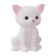 Night -night "kitten" LED from battery 3xlr44 white 6x9x12 cm Risalux
