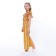 Kit for girls, white/orange color, height 116 cm