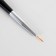 Brush for increasing and design of the nails "hair", bilateral, half -binding/point, 18.5 cm, d = 0.7 cm, black color