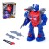 The Optimus robot, walks, shoots, light and sound effects, works from batteries
