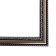 Frame for paintings (mirrors) 21 x 30 x 2.8 cm, plastic, calligrata 6448, silver