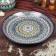 Largan Rishtan ceramics "Patterns", 37 cm, blue