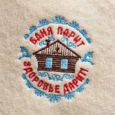 Банный лежак "Баня парит, здоровье дарит" 150×50 см-2