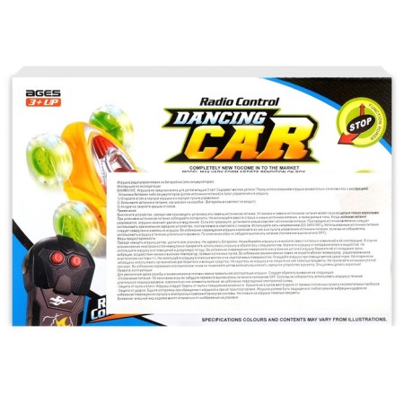 Radio -controlled machine "Crazy", works from batteries, color mix-7