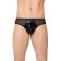 Men's panties Softline collection, black color, size m/l