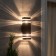 Wall lamp, invoice Duwi Techno, 110x95x320mm, 2he27, alum/glass, IP65, black, 990523