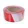 Fencing tape 200 m, red-white, width 5 cm, thickness 35 μm