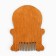 A comb for a beard in the “Skull” envelope 7.3 x 9.7 cm