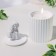 Candle in concrete Aromatic "Moliere", honey and orange, 13x7 cm, soy wax, 160 g