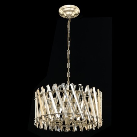 Suspended Citilux “Ingvar” CL334263, 47.5x47.5x45 cm, 6x60W, E14, brown color-1