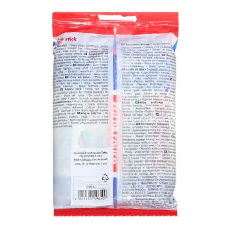 A set of pencil glue 3 pieces, Erichkrause Extra PVP, 21 g, reinforced-5