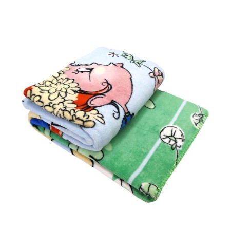 Blanket-wool, size 150 × 200 cm, dandelion print-3