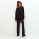 Women's costume (sweatshirt/pants), black color, size 46