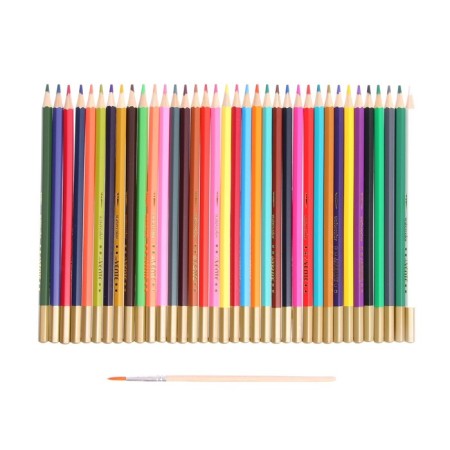Watercolor pencils 36 colors, Devente Trio Mega Soft, 3 mm hexagonal-4