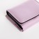 Women's wallet on the button, lilac color