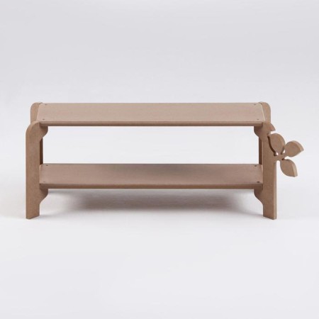 Bucker “Flora” flower shelf 21x59x23 cm, unpainted (for decoration)