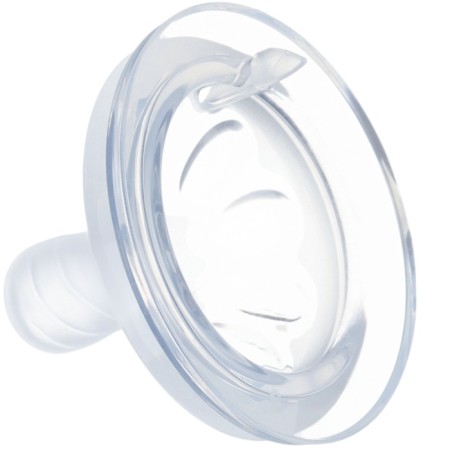 Nipple for a bottle, +6 (x) month, 2pcs., Fast stream (thick cereals), Natural, Throat 50mm-3