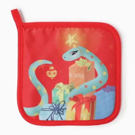 Dulyan Trusion "New Year's gift" 17x17 cm, 35% HL, 65% PE, Vatin 250 g/m2