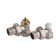 Thermostatic set Royal Thermo, for connecting the radiator, corner, 1/2 ", M30x1.5
