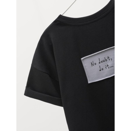 T -shirt Children's Amarobaby Stripe, height 110 cm, black color-12