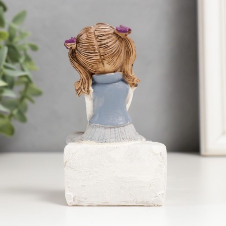 Souvenir Polystone "Baby on the suitcase" MIX 10.5x5x6 cm-3