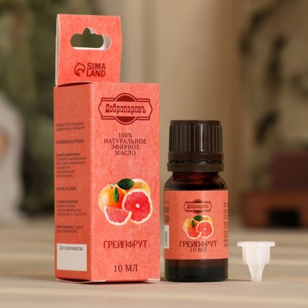 Grapefruit essential oil, a bottle of boiler, annotation, 10 ml, "Dobroparov"