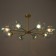 Murano chandelier 8he27 60W Blue gold 90x90x35cm Bayerlux
