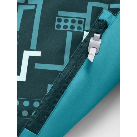 Ski costume for a girl, height 98 cm, turquoise color-10