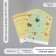 Scrapbooking paper "Forest animals" density 180 grams set 10 pcs 15.5x17 cm
