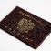 Cover for passport, burgundy color